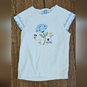 Girl's Little Me Flower Tshirt Size 6x